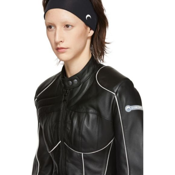 Marine Serre runway biker jacket M BNWOT - Picture 3 of 13